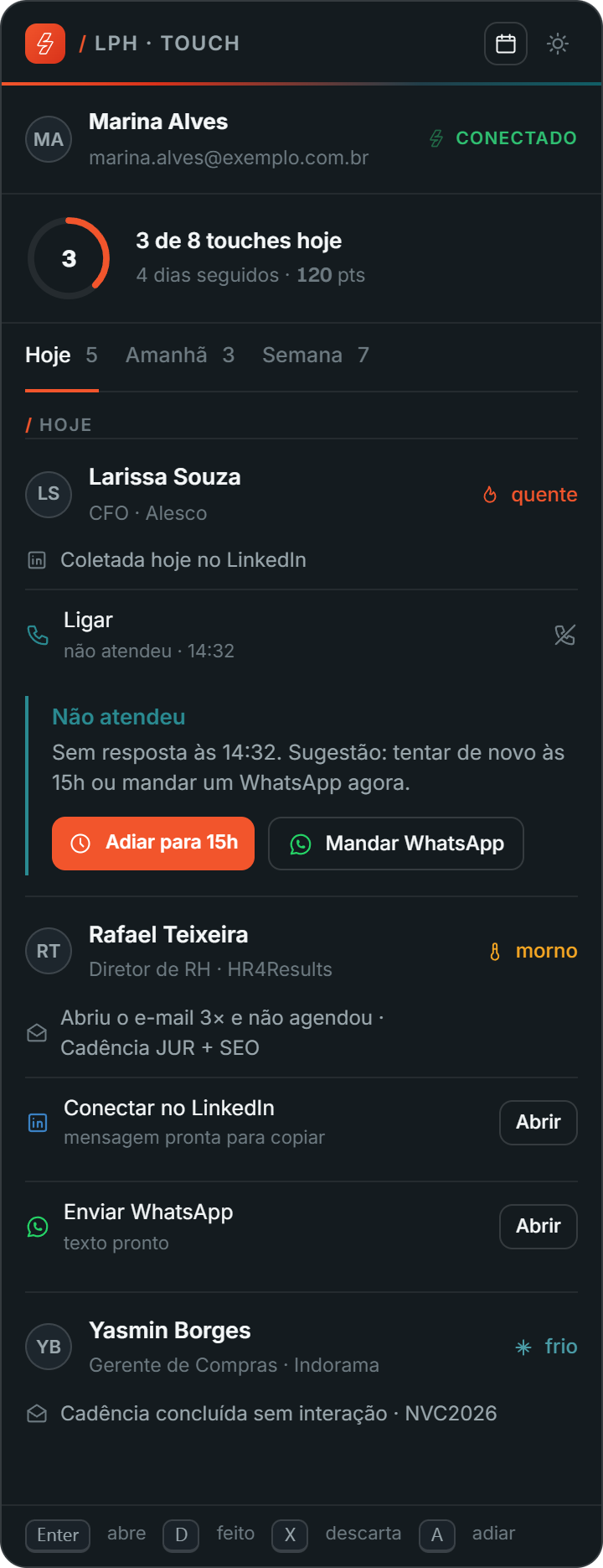 Tela: Sem atendimento