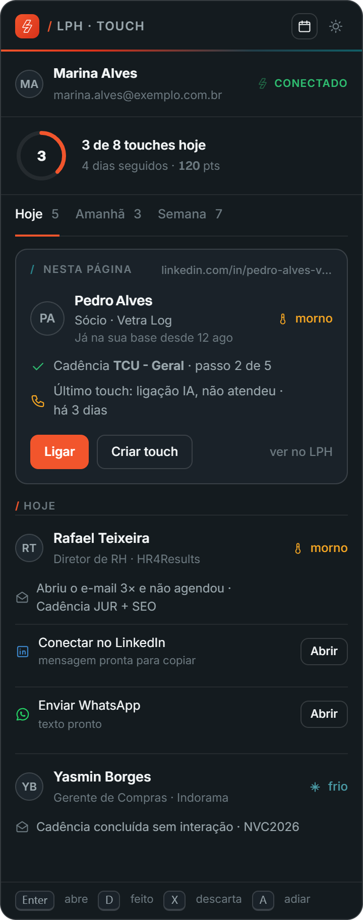 Tela: Já na sua base